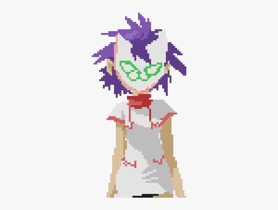 Noodle Gorillaz Pixel Art, Transparent Clipart