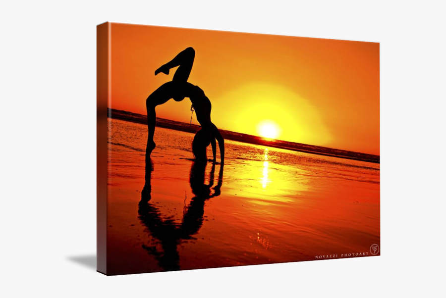 Drawing Sunset Woman - Sunset, Transparent Clipart