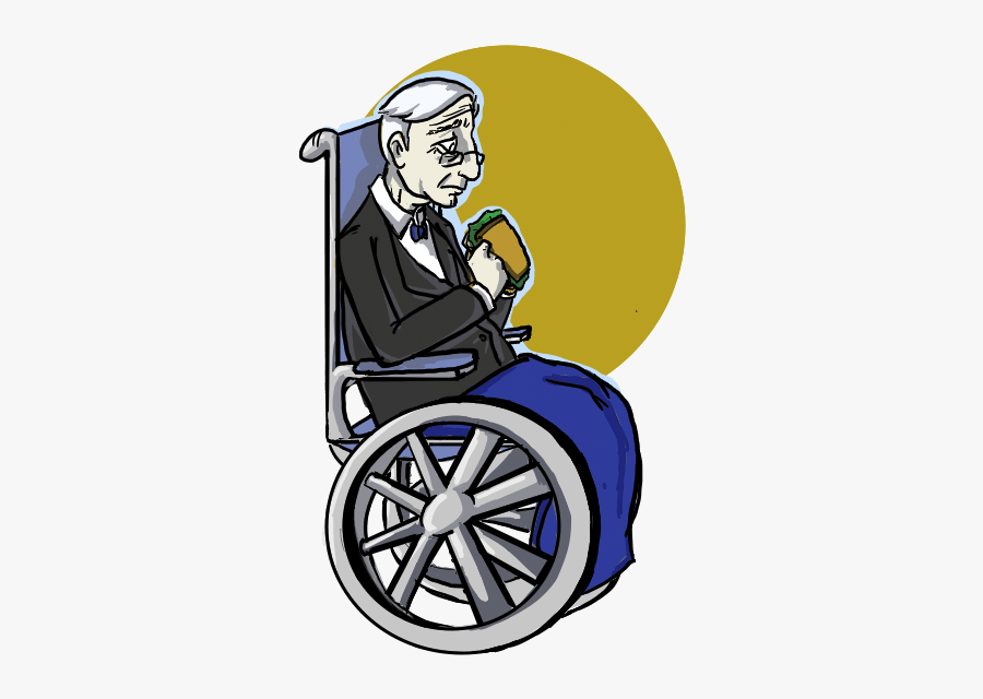 Adulto Mayor En Silla De Ruedas, Transparent Clipart