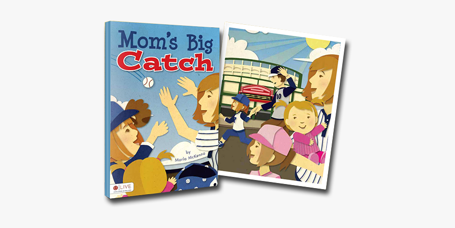 Mom"s Big Catch By Marla Mckenna - Cartoon, Transparent Clipart