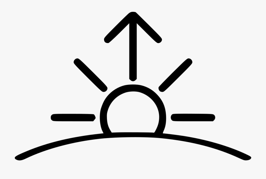 Sunrise Silhouette Clip Art, Transparent Clipart