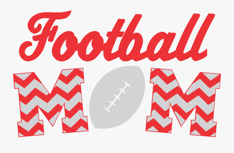 Football Mom Decal, Transparent Clipart