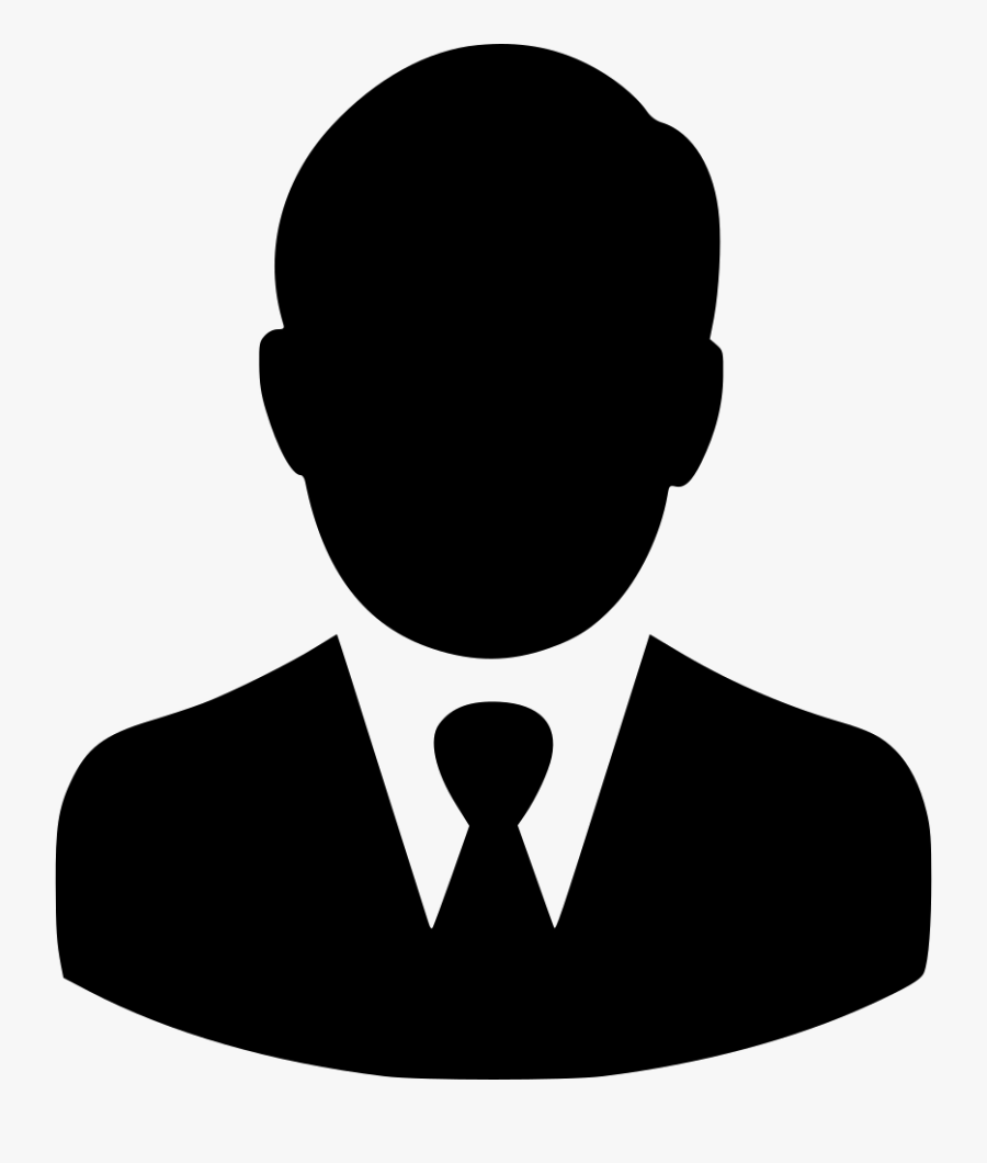 Neck,illustration,clip Art,gentleman,black And White - Business Man Icon Free, Transparent Clipart