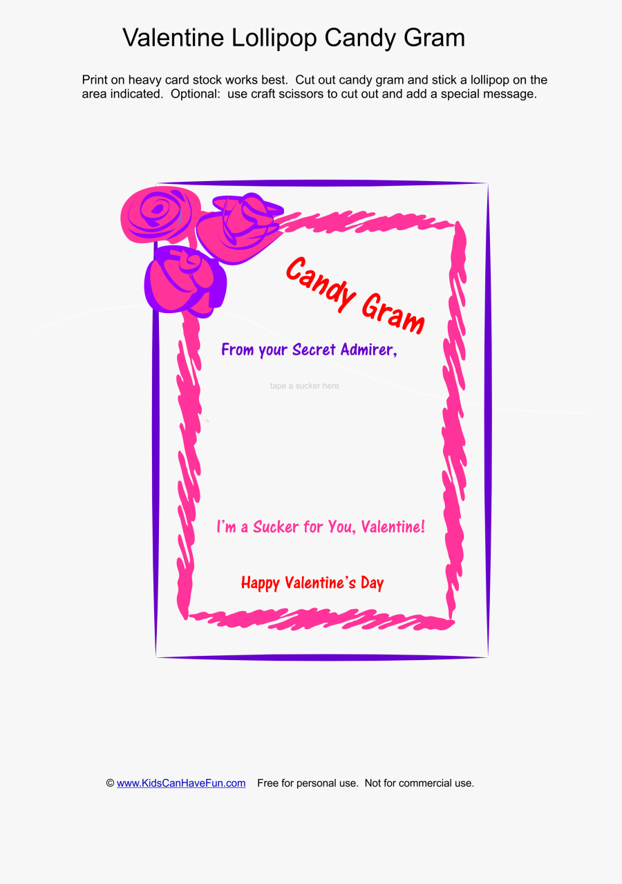 Transparent Sweethearts Candy Clipart - Homemade Candy Grams For Valentine's, Transparent Clipart