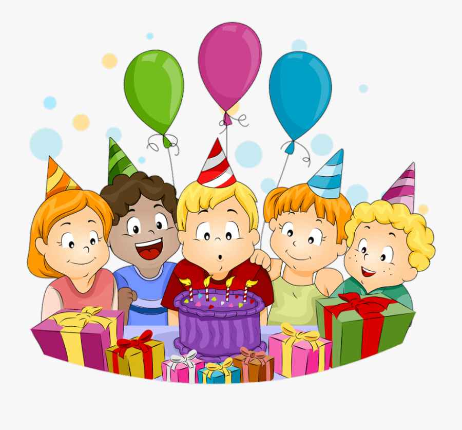 Boy Birthday Party Clip Art, Transparent Clipart