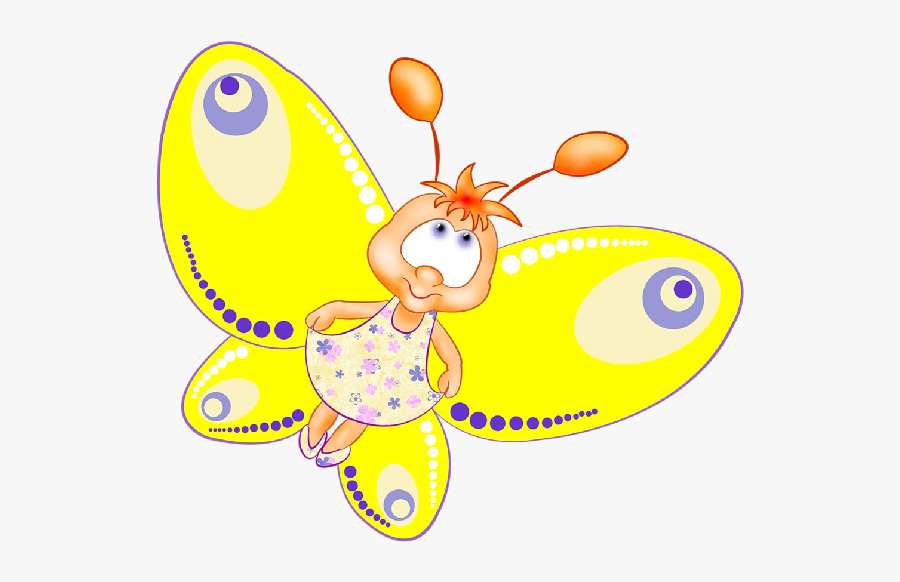 Детский Клипарт Бабочки, Transparent Clipart