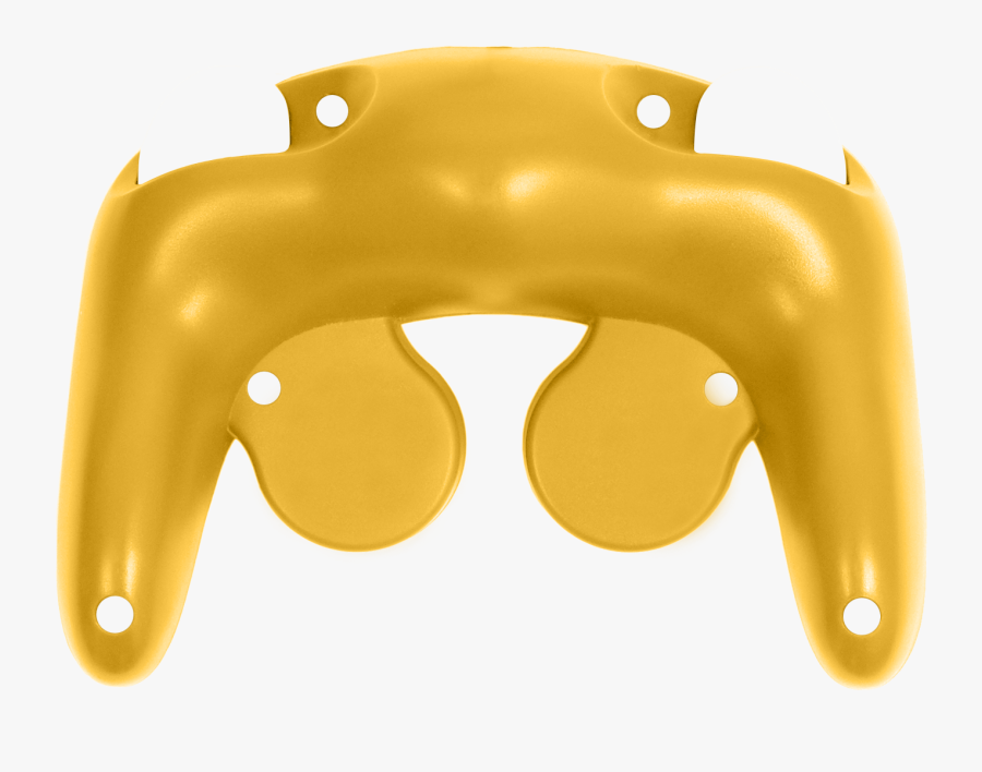 Gold Gamecube Controller - Back Of Gamecube Controller Png, Transparent Clipart