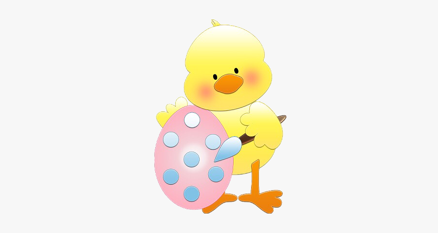 #easter #chick #egg #paintbrush #freetoedit - Cartoon, Transparent Clipart