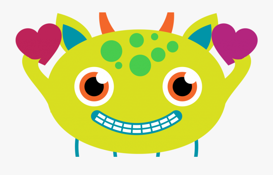 Valentine"s Day Clipart School - Cute Monsters Clipart Png, Transparent Clipart