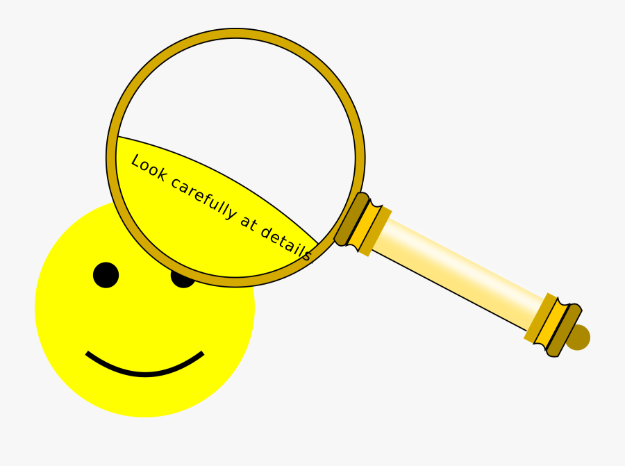 Look Carefully Clip Art, Transparent Clipart