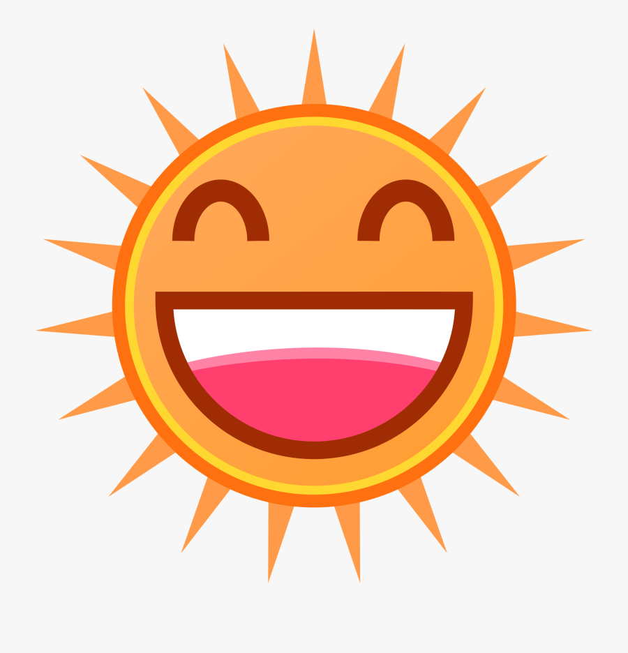 Sun With Face Clipart Best - Transparent Sun With Face, Transparent Clipart