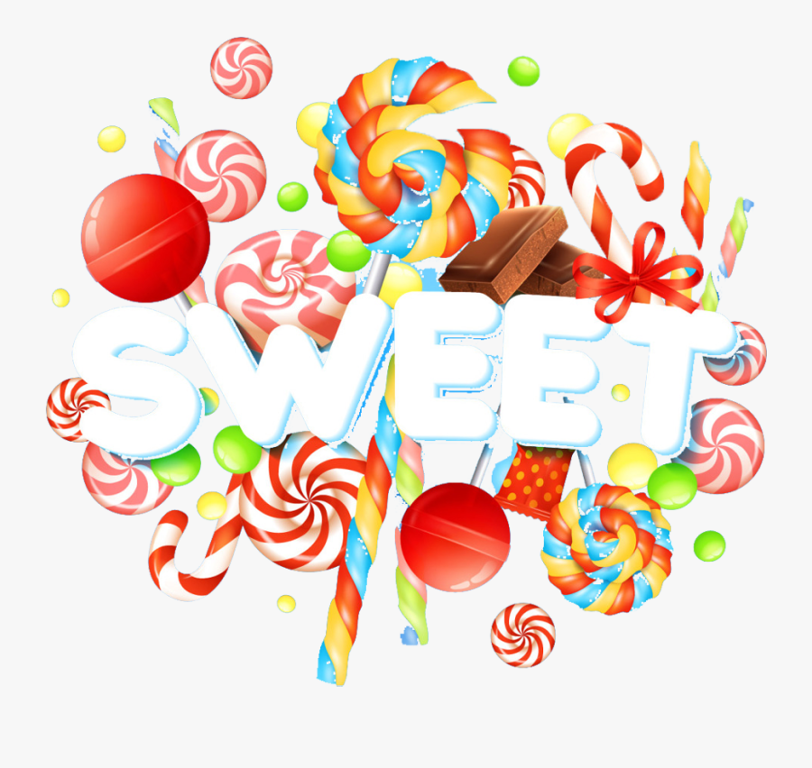 Lollipop Sweetness Clip Art - Sweet Candies Png, Transparent Clipart