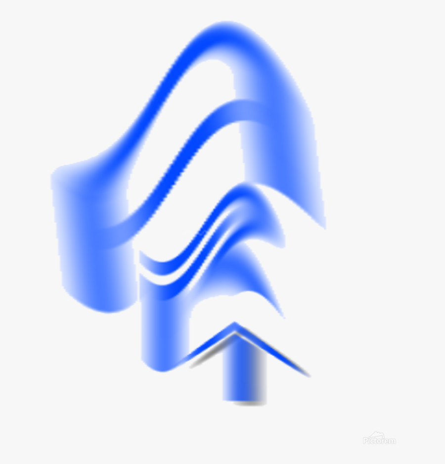 Wavy Art Print, Transparent Clipart