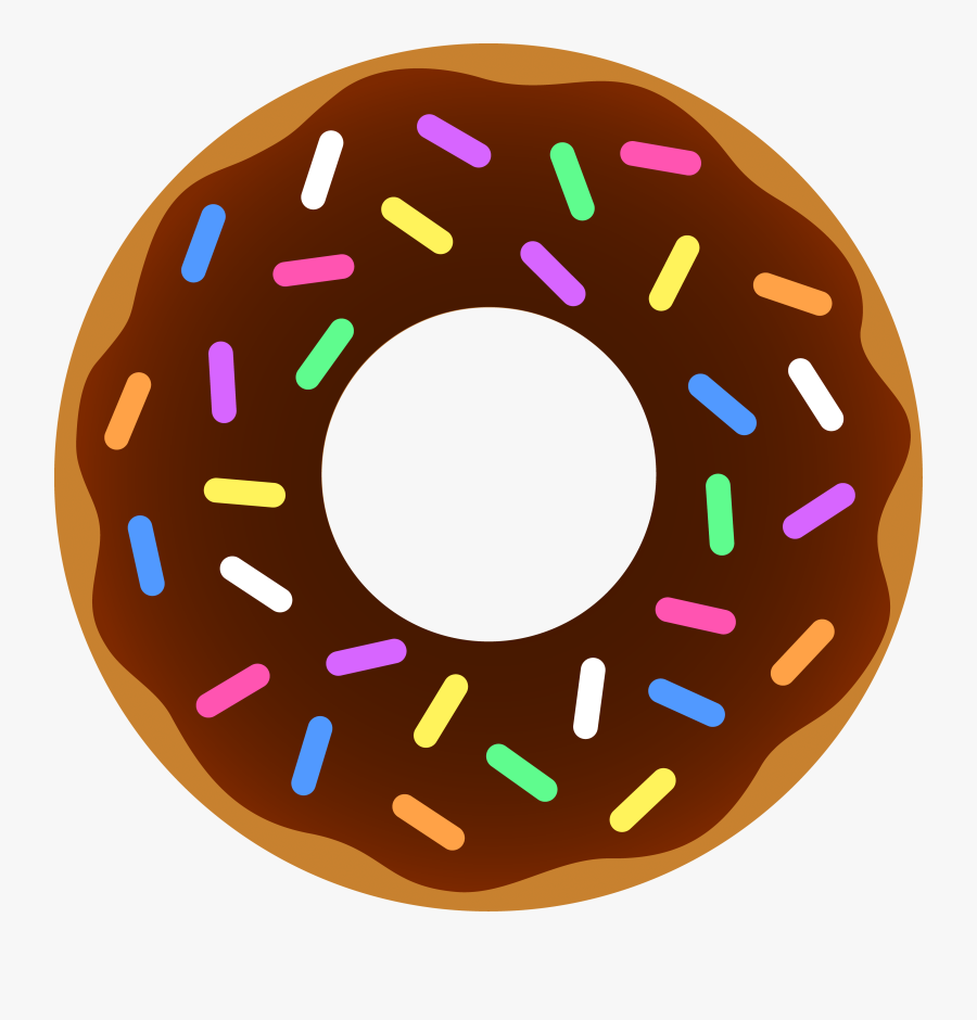Cute Donut Clipart - Transparent Background Donut Clipart, Transparent Clipart