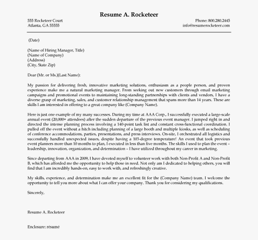 Cover Letter Marketing Manager 2017, Transparent Clipart
