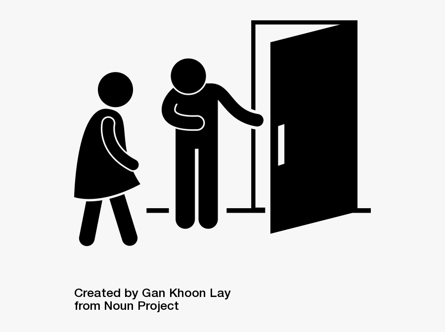 Phs Back To Piscataway - Welcoming A Visitor Clipart Black And White, Transparent Clipart