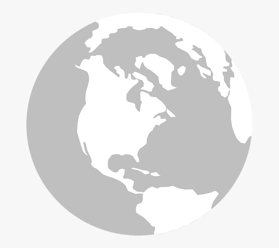 Earth Vector Black And White Free Transparent Clipart Clipartkey