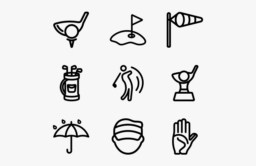 Golf Vector Png - Christmas Icons Vector Png, Transparent Clipart