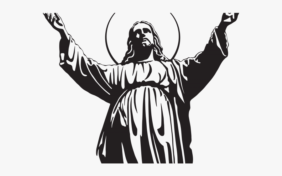 Jesus Christ Silhouette, Transparent Clipart