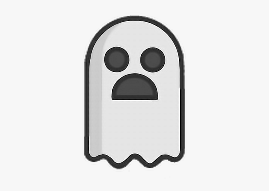 #halloween #sticker #ghost #cute #spooky #spoopy #spoops, Transparent Clipart