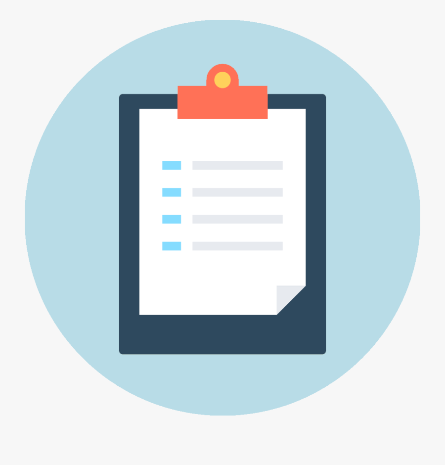 Clipboard Clipart Checklist - Debit Note Icon, Transparent Clipart