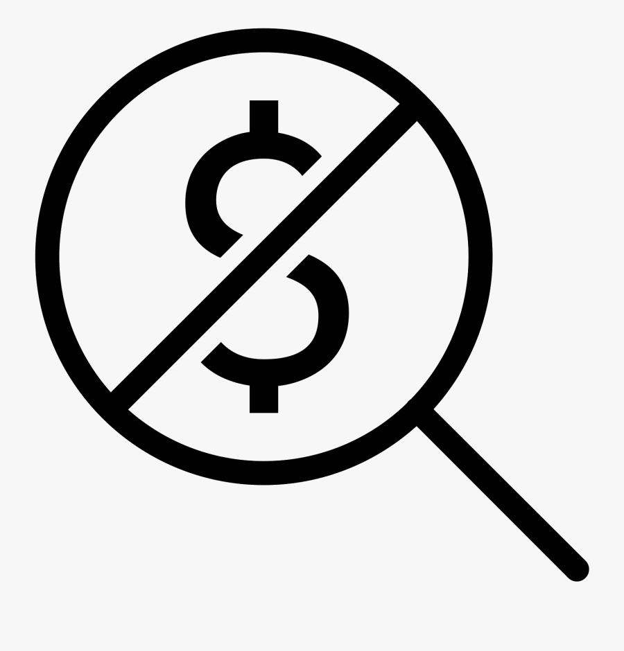 Economy Clipart Dollar Sign - Prohibir Botellas De Plastico, Transparent Clipart