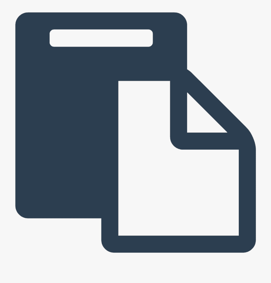 Paste Icon Black, Transparent Clipart