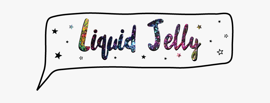 Liquid Jelly - Calligraphy, Transparent Clipart