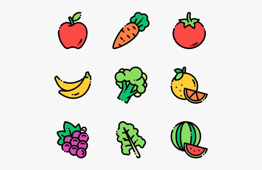 Produce Vector Healthy - 蔬菜 Icon, Transparent Clipart