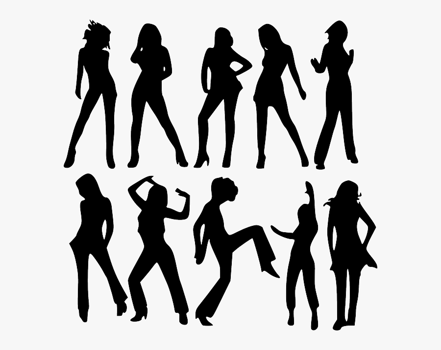 Fashion Models, Models, Fashion, Women, Sexy, Female - Women Silhouette Clip Art, Transparent Clipart