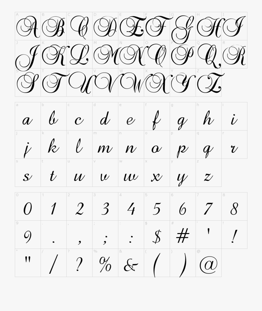 Fonts Drawing Curly - Cursive Fonts, Transparent Clipart