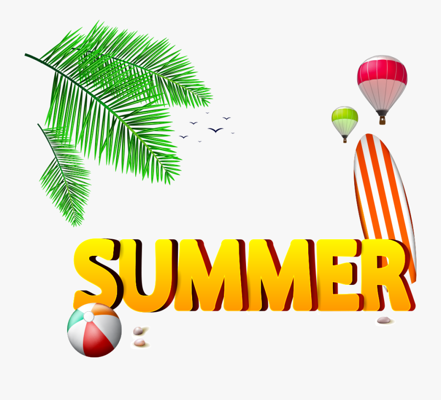 Fonts Summer Ball Beach Png File Hd Clipart - Summer Beach Ball Clipart, Transparent Clipart