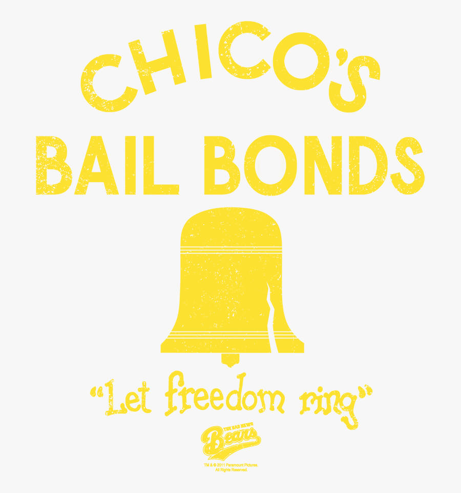 Chicos Bail Bond Bad News Bears Logo, Transparent Clipart