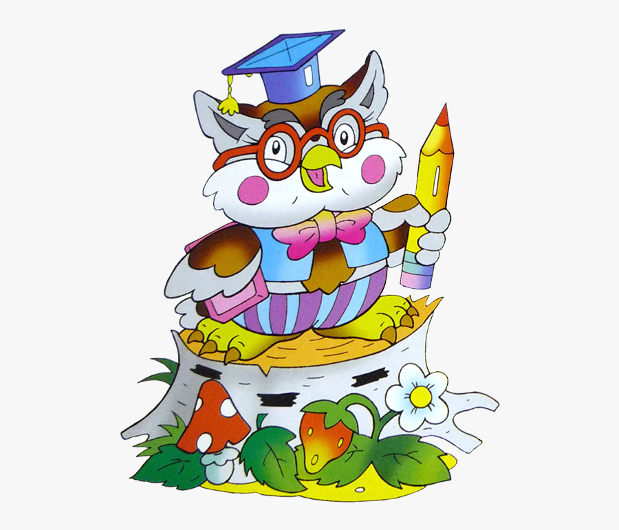 Pencils And Animals - Chouette Rigolote, Transparent Clipart