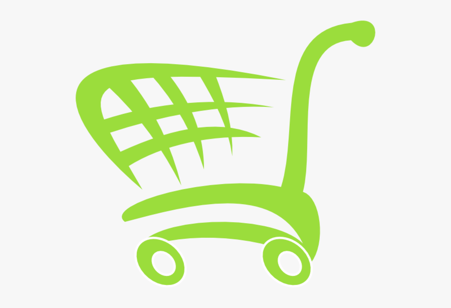 Blue Shopping Cart Logo, Transparent Clipart