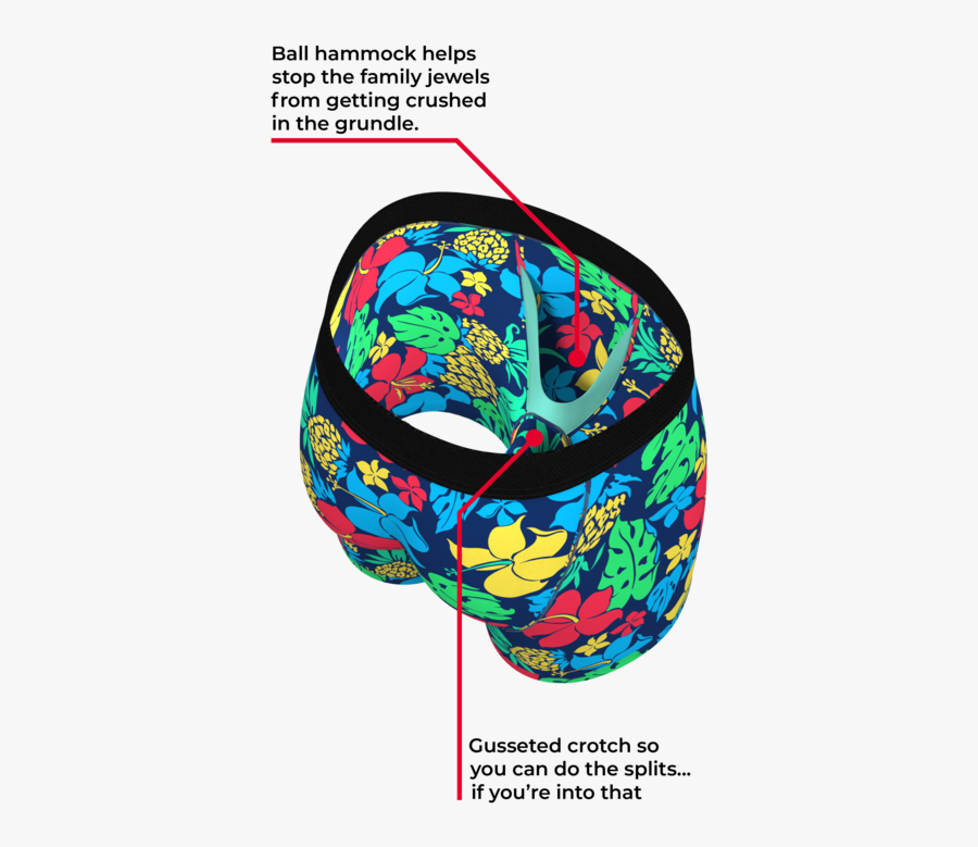 Floral Pouch Underwear For Men "
 Itemprop="image", - Shinesty Ball Hammock, Transparent Clipart
