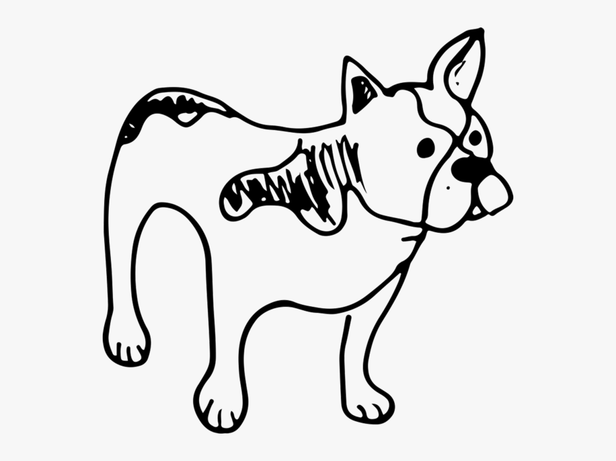 Boxer Rubber Stamp - Companion Dog, Transparent Clipart