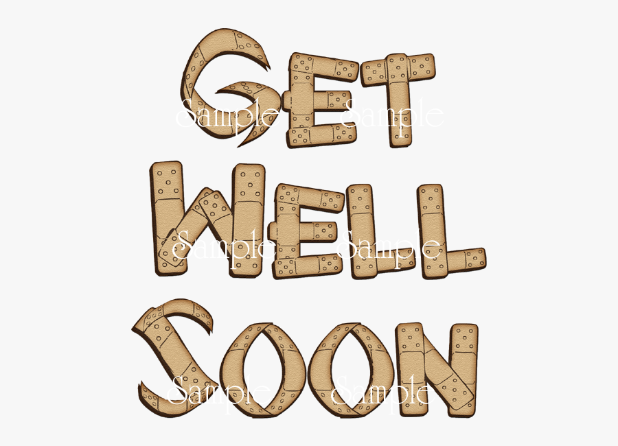 Get Well Soon - Get Well Soon Word, Transparent Clipart