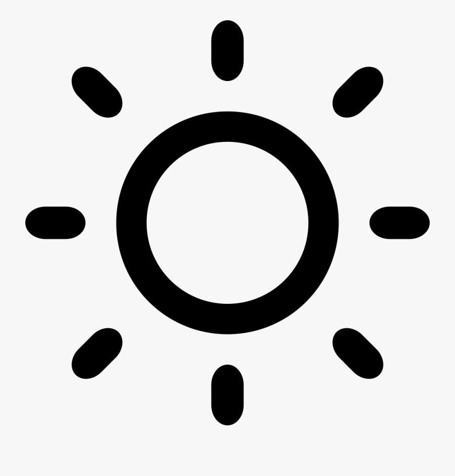 Brightness Icon Png, Transparent Clipart