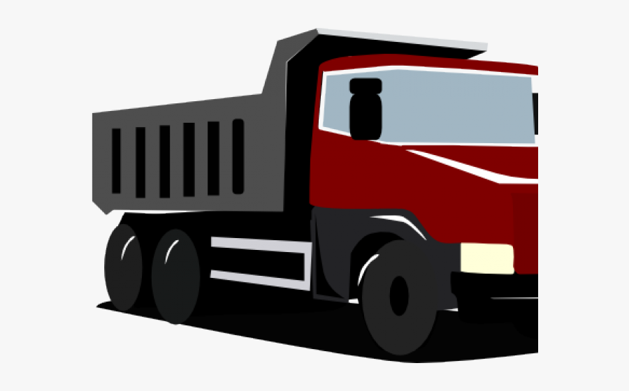 Transparent Red Truck Png - Animasi Truk Animasi Truk, Transparent Clipart