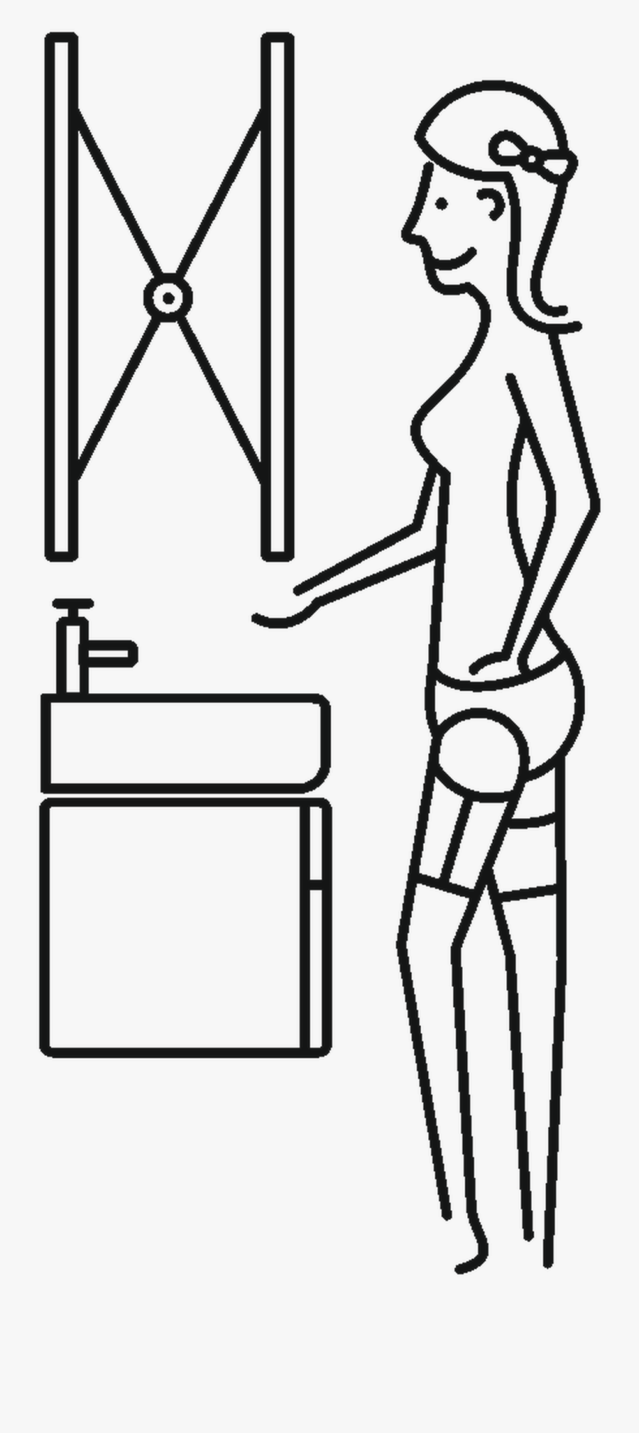 Basic Activities Performed In Front Of A Mirror Now - Mirror, Transparent Clipart
