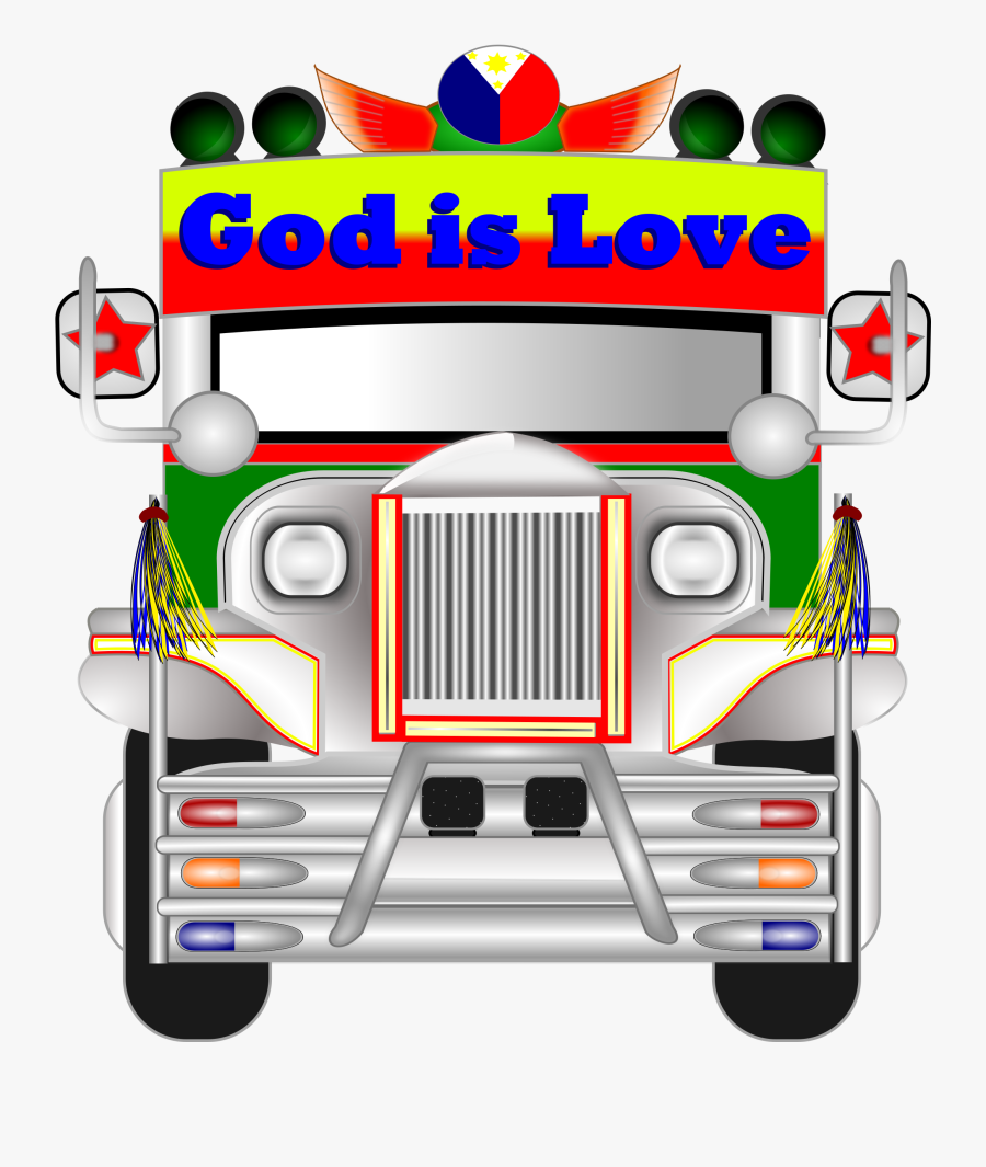 Jeepney Drawing Silhouette Transparent Png Clipart - Jeepney Png, Transparent Clipart