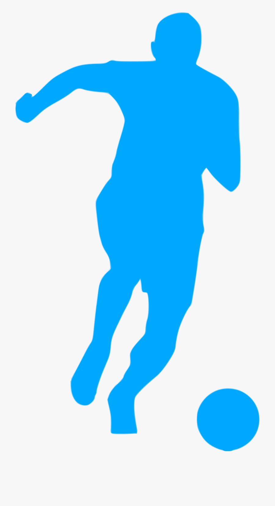 Silhouette Football 27 Icons Png - Football Icon Blue Png, Transparent Clipart