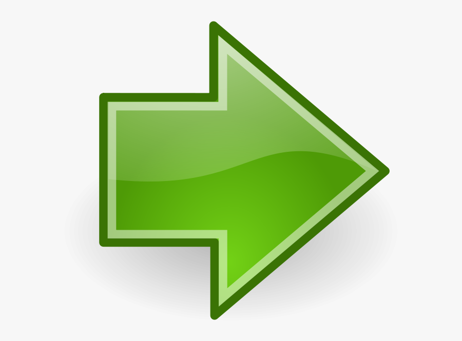 Tango Go Next - Green Right Arrow Png, Transparent Clipart