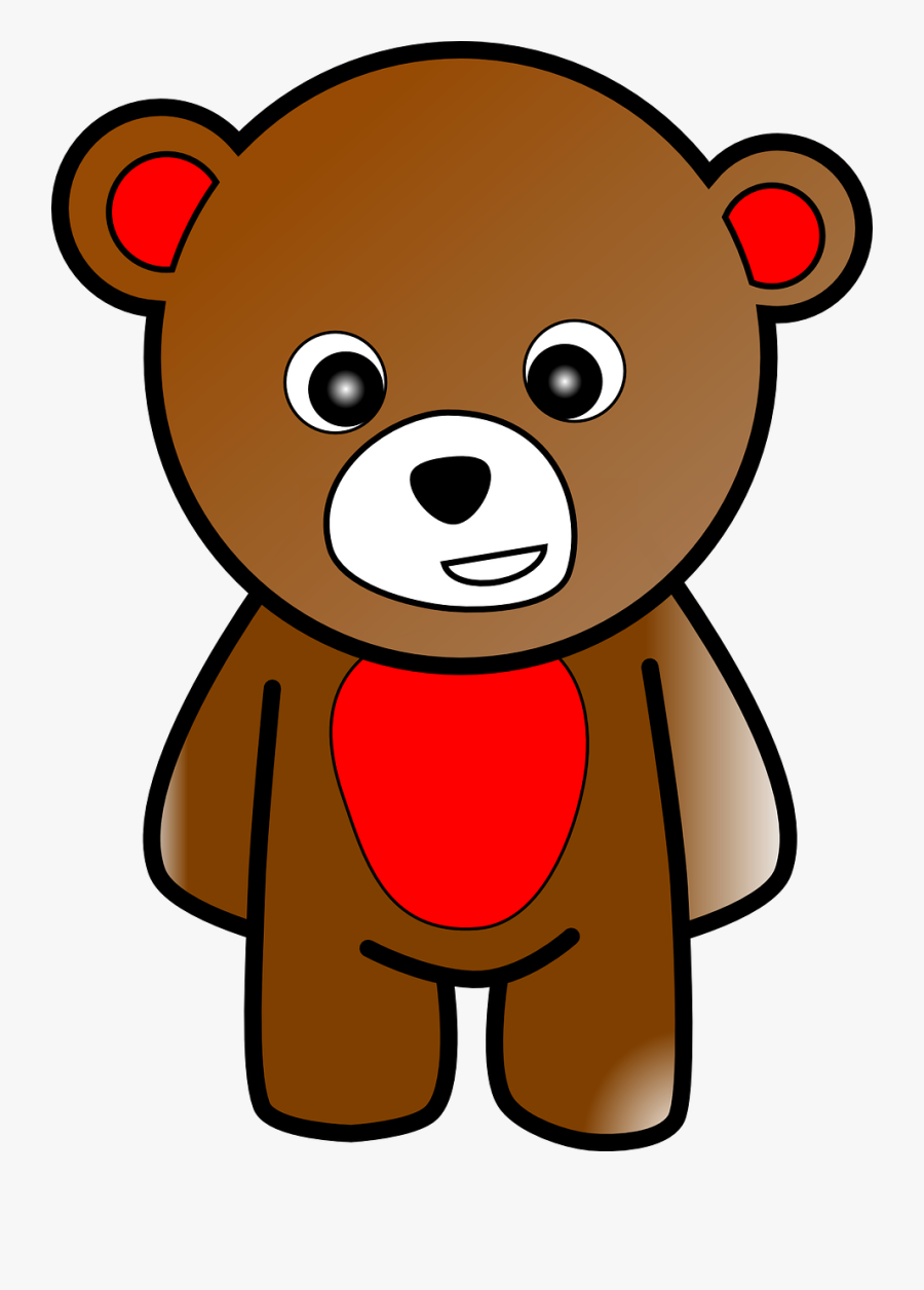 Teddy Bear, Teddy, Bear, Cute, Toy, Brown, Animal, Transparent Clipart