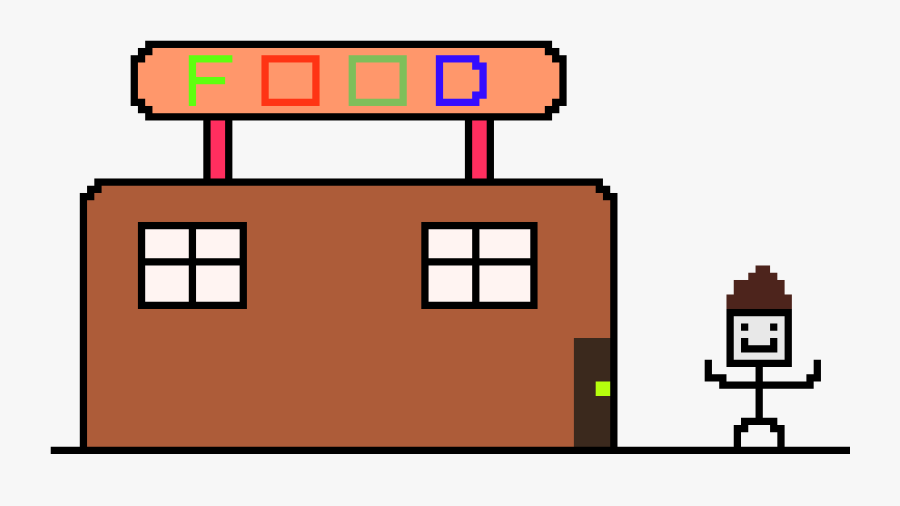 The Pixel Food Store, Transparent Clipart