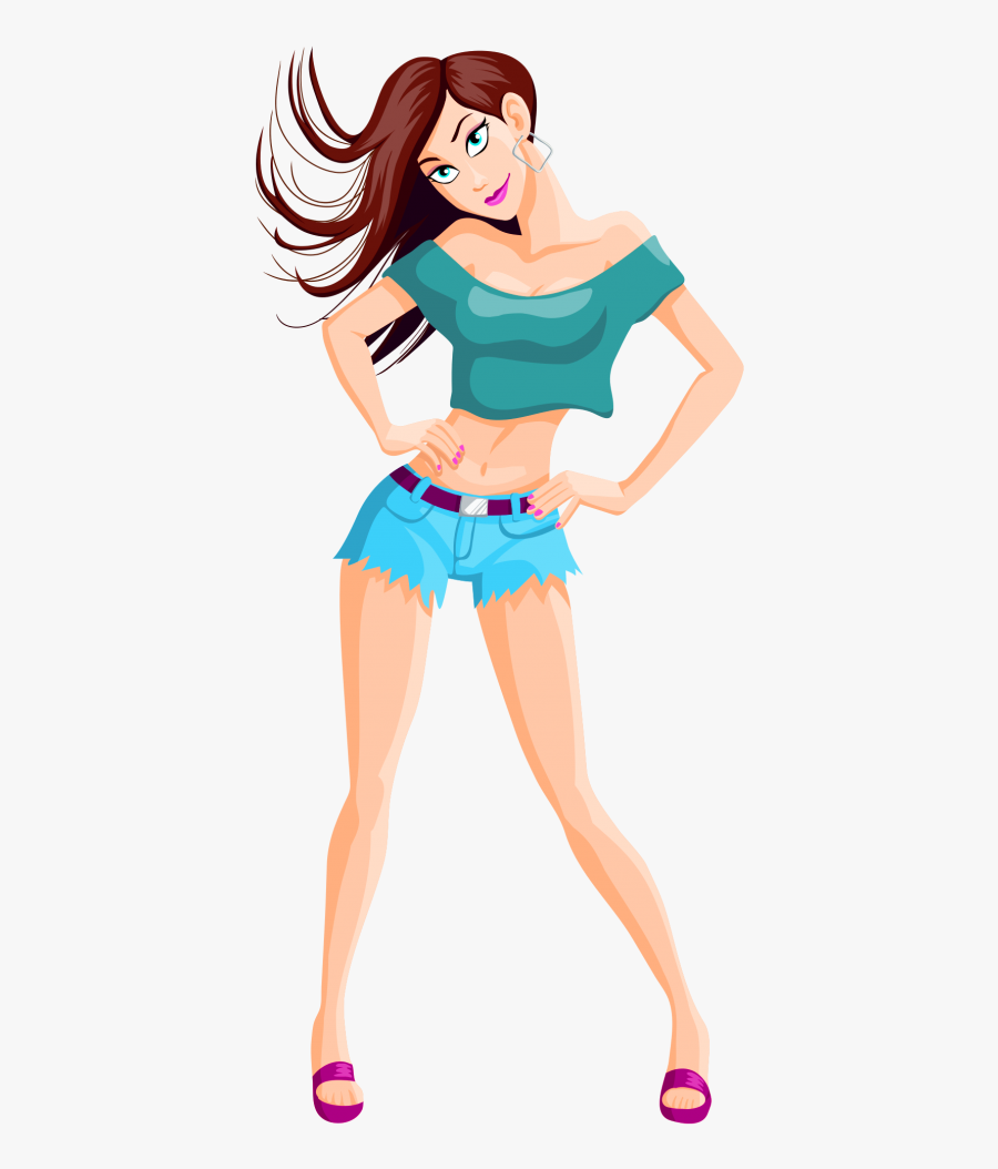 Dibujo De Chica Sexy, Transparent Clipart