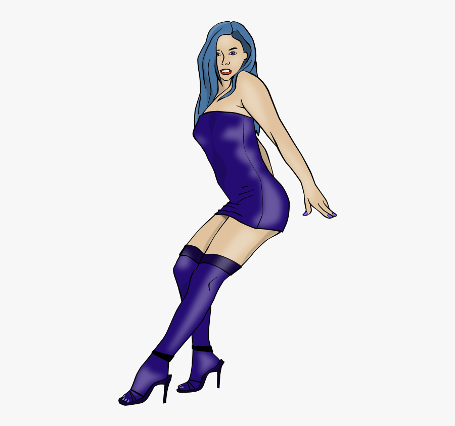 Sexy Woman - Stripper Pin Up Girls, Transparent Clipart