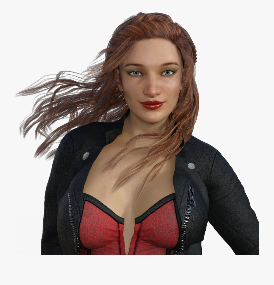 Sexy Digital Woman - Girl, Transparent Clipart