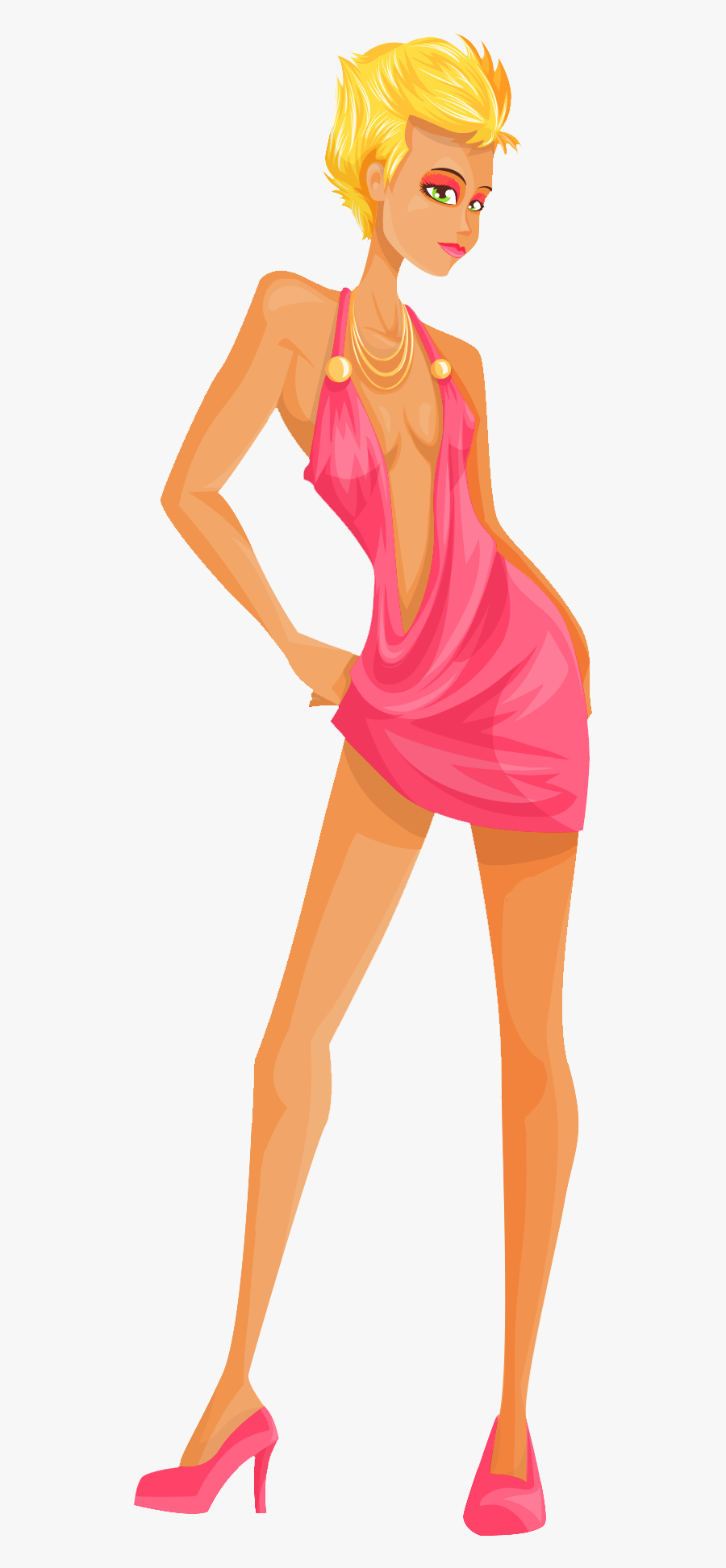 Sexy Girl Vector Png Image - Sexy Girl Vector Png, Transparent Clipart